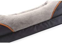 Cama ortopédica para perro JOYELF con funda extraíble lavable y chirriante juguete como regalo