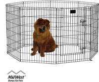 MidWest Homes for Pets Folding Metal Exercise Pen / Pet Playpen