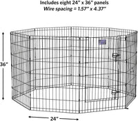 MidWest Homes for Pets Folding Metal Exercise Pen / Pet Playpen