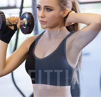 Sujetadores deportivos Fittin, espalda cruzada, acolchados, sin costuras, de alto impacto, para yoga, gimnasio, entrenamiento, fitness