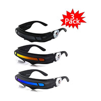 Futuristic Space Alien Costume Party Cyclops Shield - Gafas de sol (5.787 in)